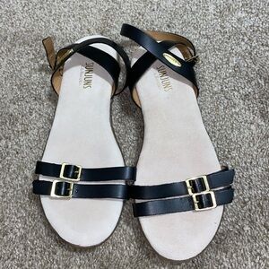 G.H Bass & CO Sunjuns Women’s Black Strappy Sandals